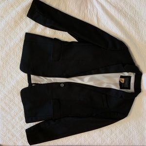 J.Crew Regent Blazer Size 4 Black Wool
